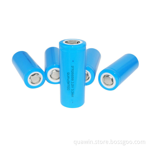 3.2V 3.3ah LiFePO4 26650 Rechargeable Battery Pack (1S1P)